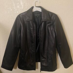 Port Authority Black Leather Jacket